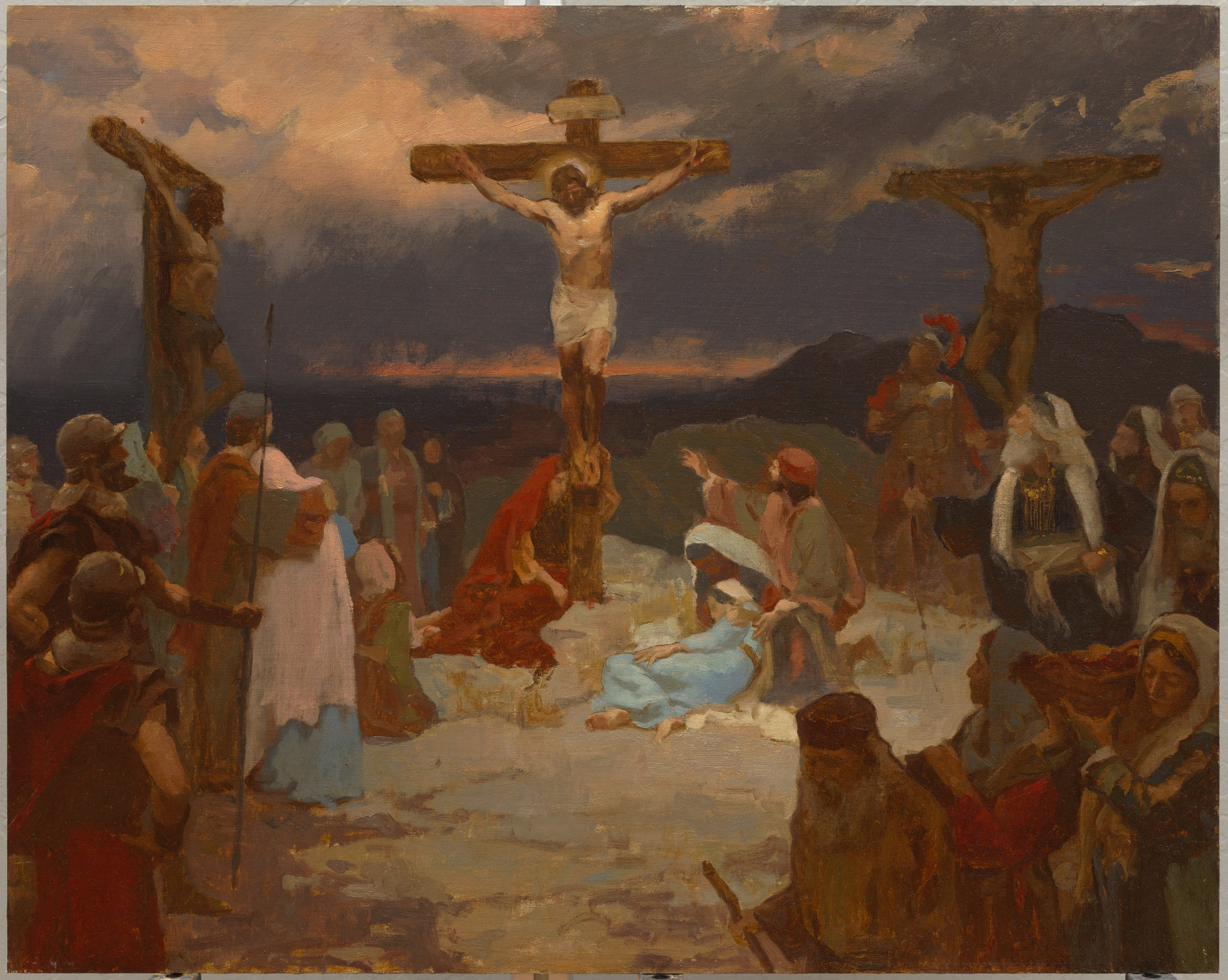 Crucifixion composition study