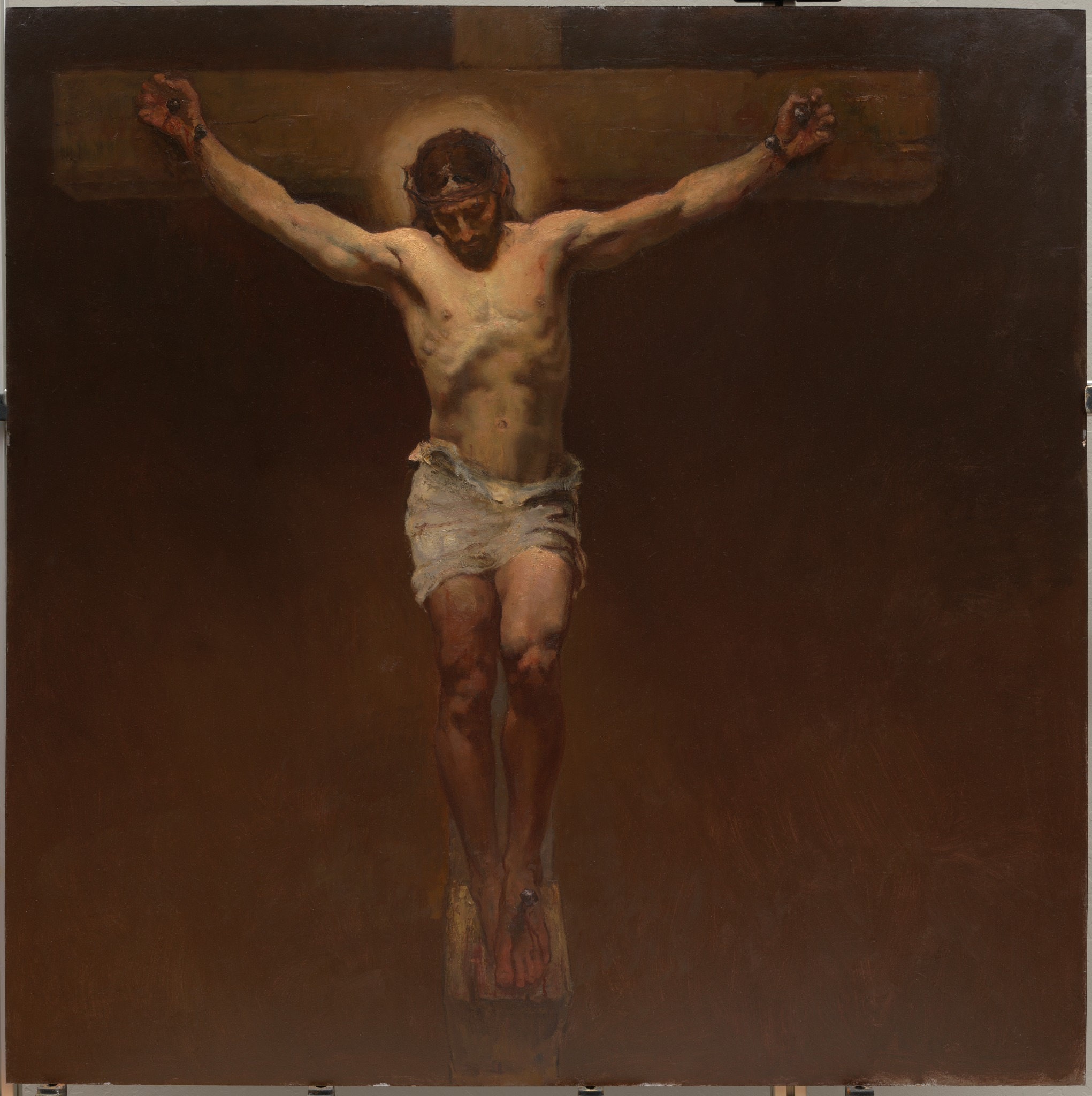 Close view of the Crucifixion